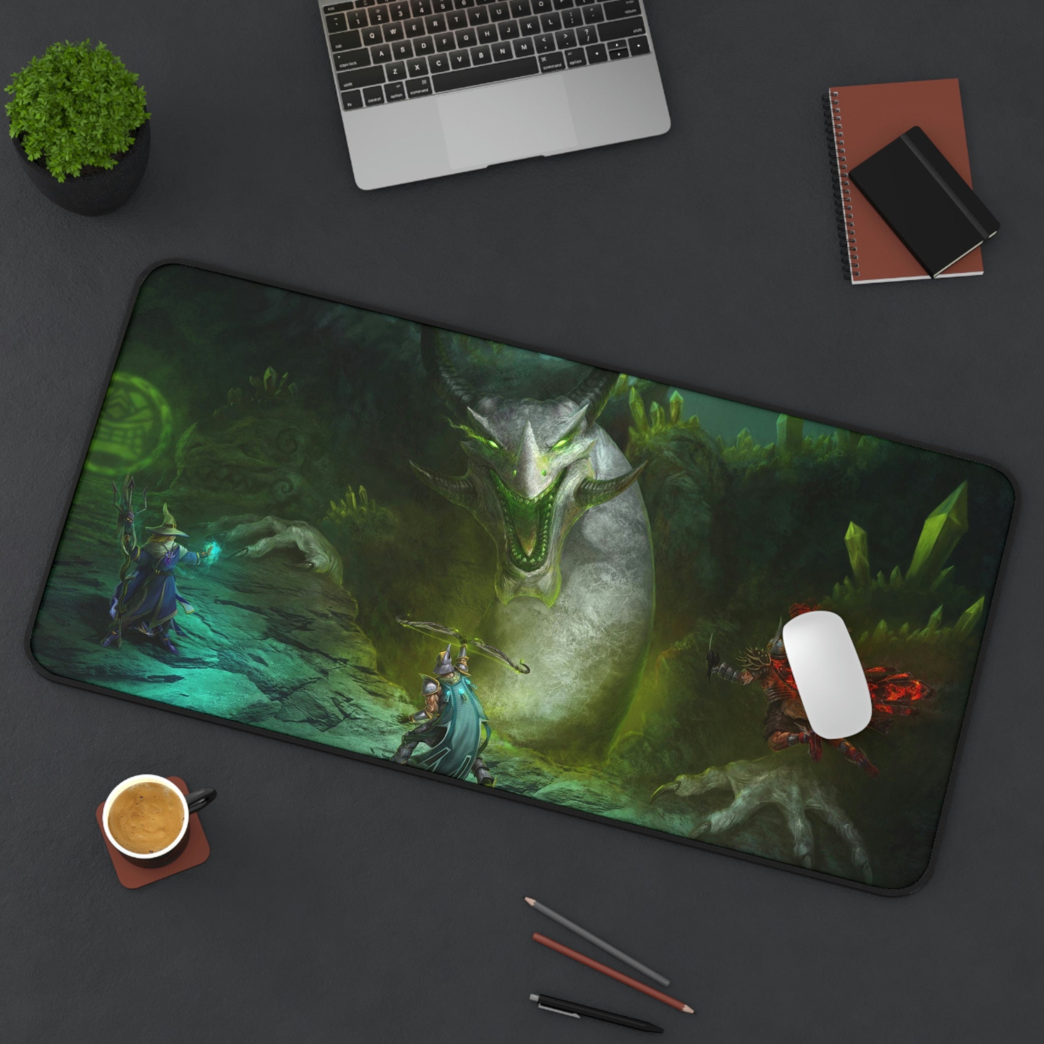 Custom Osrs Desk Mat the Great Olm Runescape Mouse Pad Raids Etsy