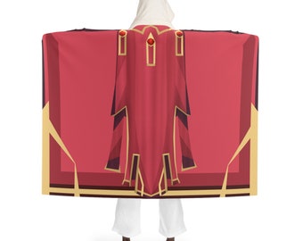 Runescape Max Skillcape Hooded Sherpa Fleece Blanket, Runescape Skill Cape, Runescape Gifts, RS3 Merch Rare