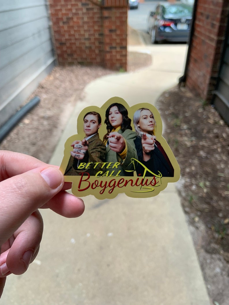 Better Call Boygenius Funny Boygenius Vinyl Sticker Etsy