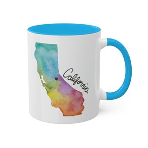 California Watercolor Mug, 11oz
