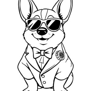 75 Cute Corgi Dress Up Coloring Pages, Coloring Book, Adult Coloring Book, Kids Coloring Book, Stress Relief, Kid Coloring Pages