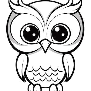 200 Owls Coloring Pages, Coloring Book, Adult Coloring Book, Kids Coloring Book, Kid Coloring Pages, Stress Relief