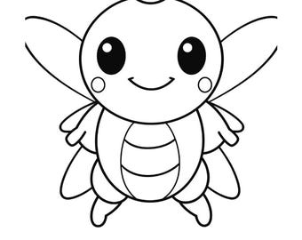 100 kleurplaten insecten | Afdrukbaar insectenkleurboek voor kinderen en volwassenen | Natuurkunst voor leren en plezier