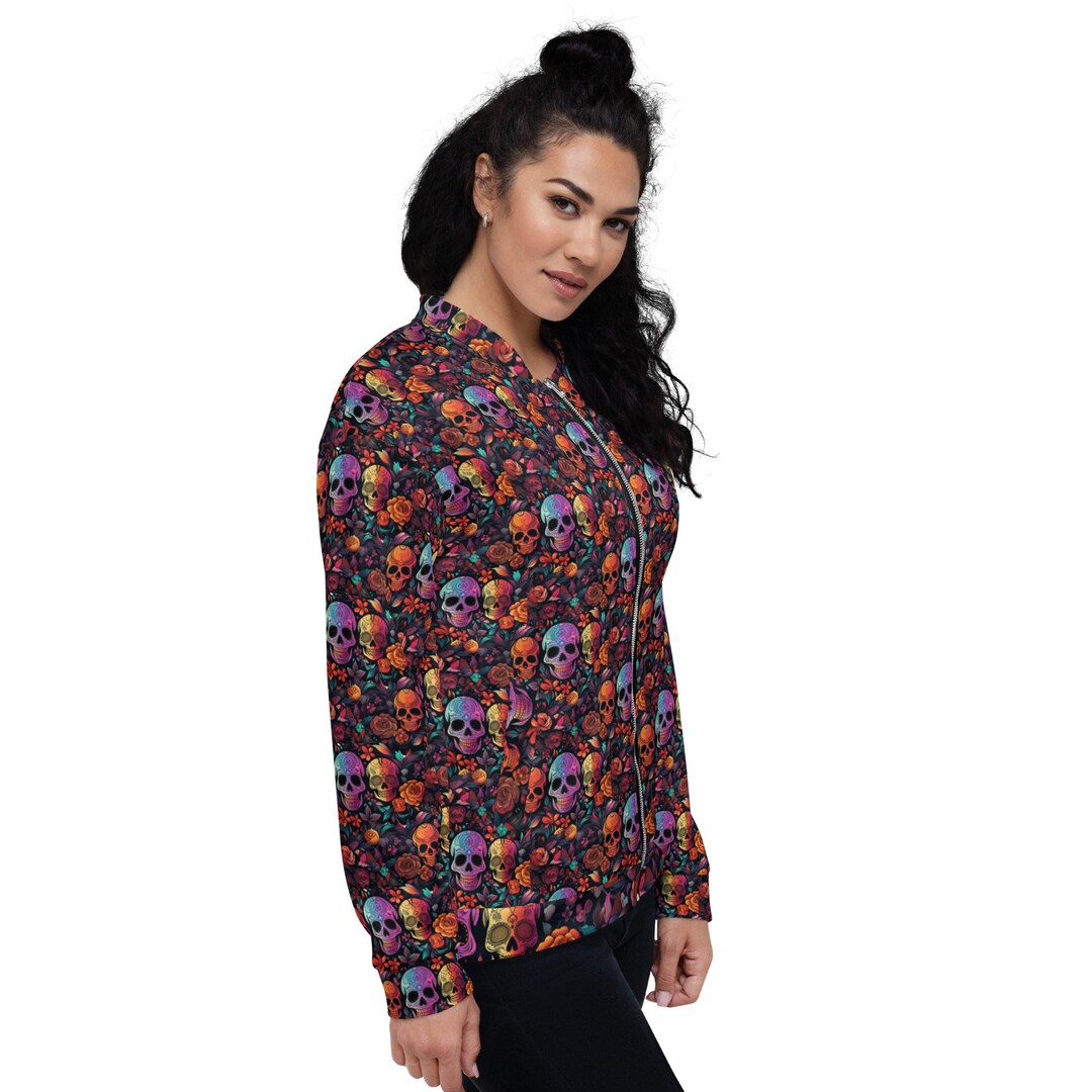 Mexican Skull Women's Bomber Jacket