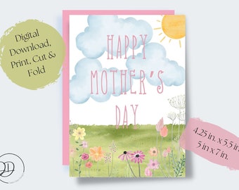 Mother's Day Card/ Mothers Day Card/ Printable/ Instant Download