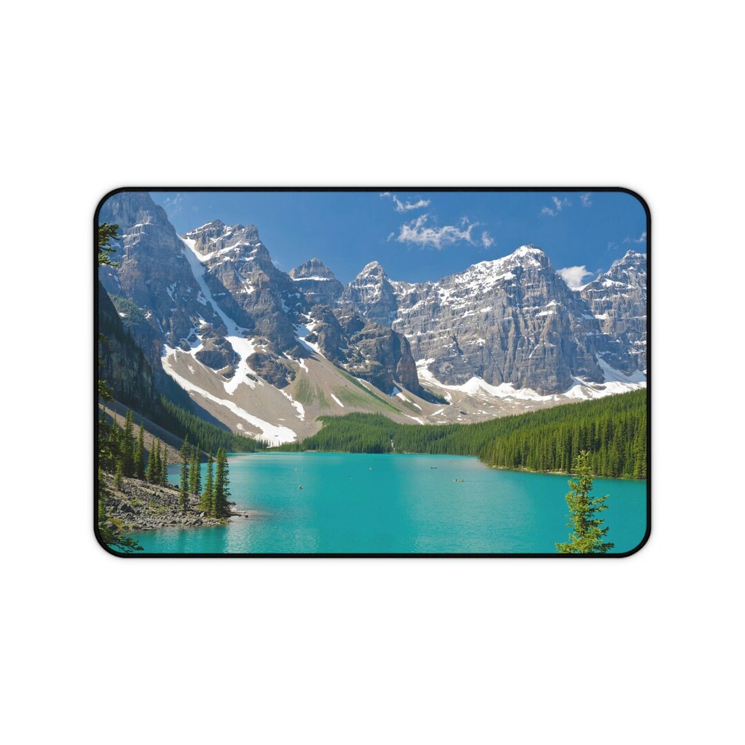 Lake Louise Desk Mat, Banff National Park Desk Mat, Alberta Canada Desk