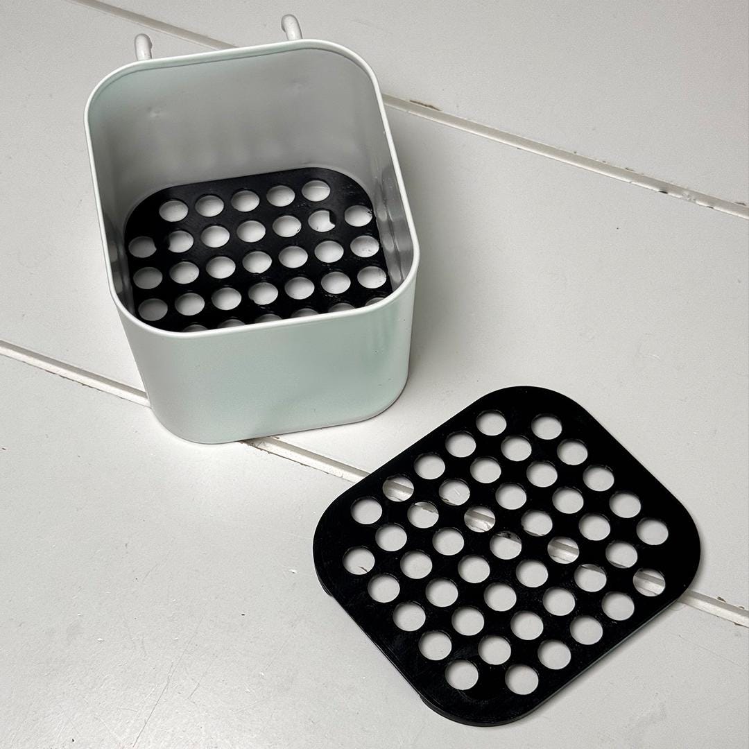 Ikea Skadis Bin Divider Organizer for Stationary, Pens, Pencils, Rulers ...
