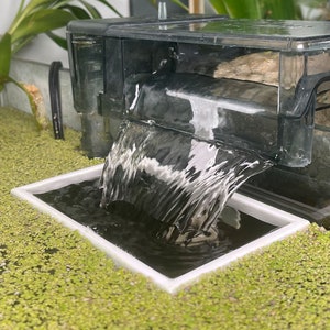 Tank Filter Corral Ausschlusszone (Rechteck) | ALGENSCHUTZ Floating-Pflanzenschutz | Passt sich Änderungen des Wasserstands an | Randloses Tanks