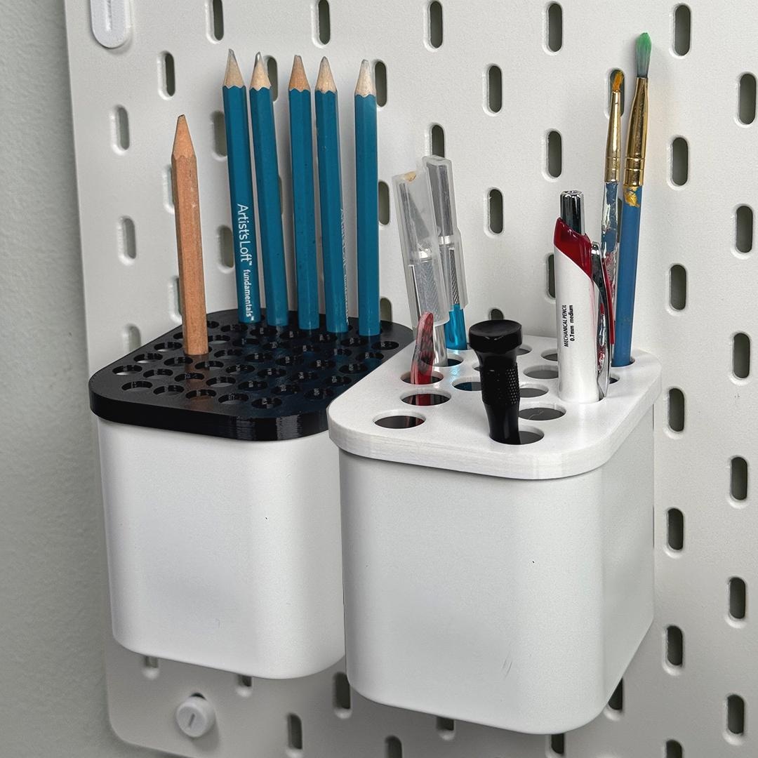 Container For Ruler Ikea Skadis Bin Divider Organizer for Stationary, Pens, Pencils, Rulers ...