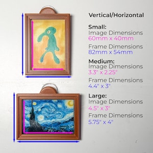 Personalisierter Kunstrahmen für Fishtanks, Aquarien, Reptilien, Inverts und Amphibien Bild 7