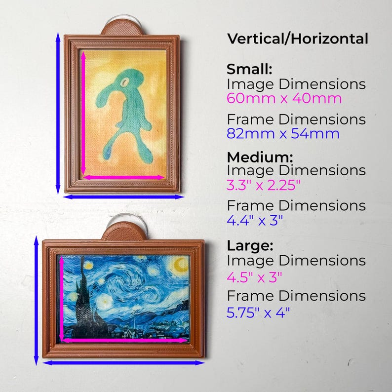 Personalisierter Kunstrahmen für Fishtanks, Aquarien, Reptilien, Inverts und Amphibien Bild 7
