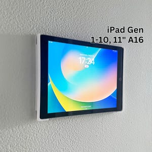 Sleek, Hidden iPad Wall Mount | Smart Home Hub Tablet Display (iPad 1 to 11, A16)