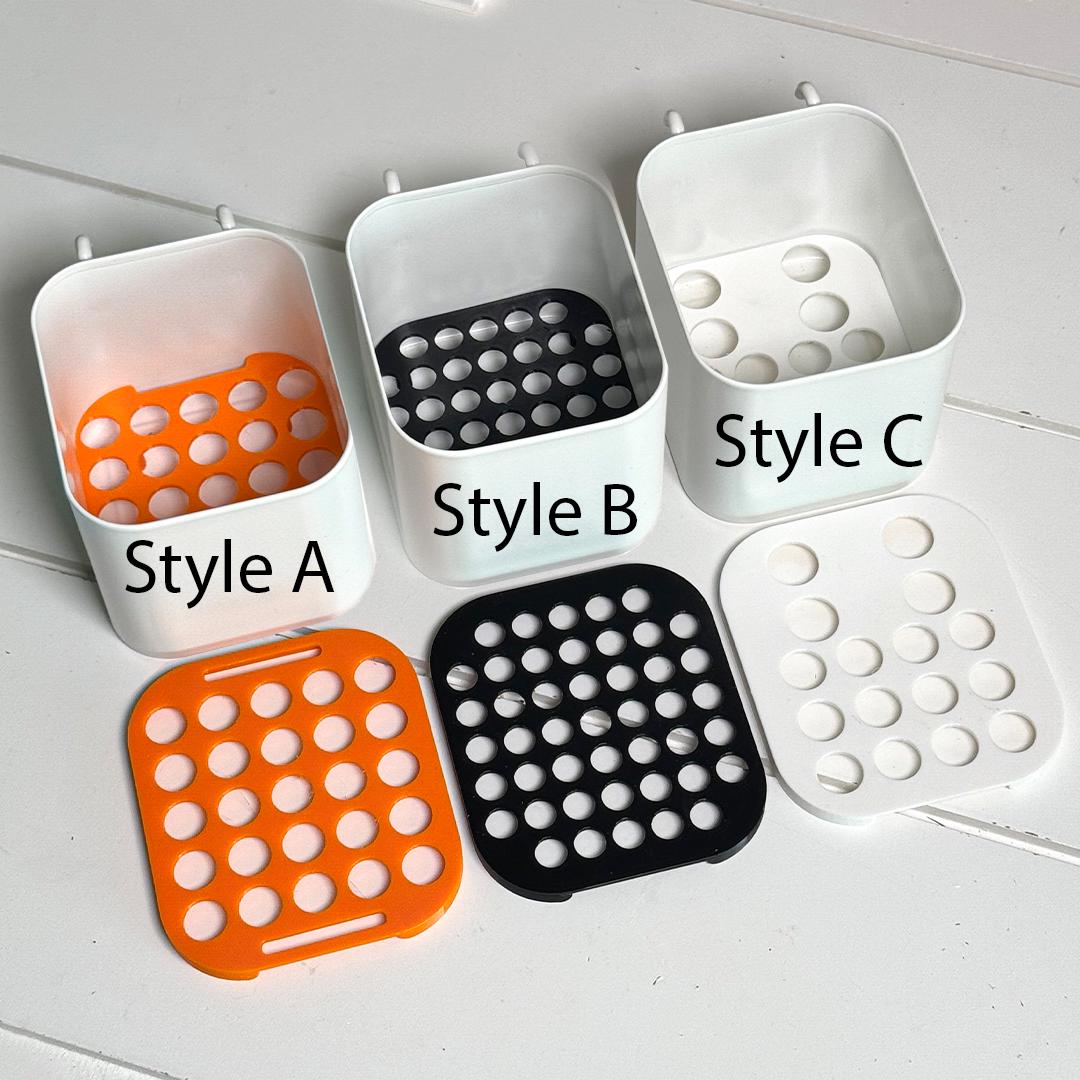 Ikea Skadis Bin Divider Organizer for Stationary, Pens, Pencils, Rulers ...