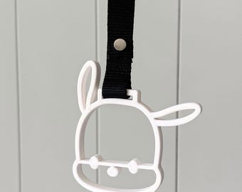 Drift Charm (Kawaii Pochac Pup) JDM Tsurikawa Hand Strap | Cute Kawaii-Shaped Hand Loop Car Decoration