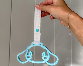 Drift Charm (Kawaii Cinna Roll) JDM Tsurikawa Hand Strap | Cute Kawaii-Shaped Hand Loop Car Decoration