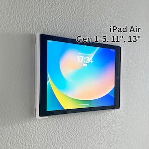 Elegant, dolt väggfäste för iPad Air | Smart Home Hub surfplatta med skärm (iPad Air 1 till 5, 11", 13")