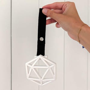 Drift Charm (D20 Dice -DND) JDM Tsurikawa Hand Strap | Shaped Hand Loop Car Decoration