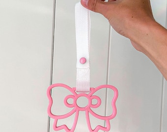 Drift Charm (Kawaii Bow) JDM Tsurikawa Hand Strap | Cute Kawaii-Shaped Hand Loop Car Decoration