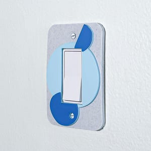 Aesthetic Crescent Light Switch / Outlet Cover | Minimalist Boho Decor | 1 Gang, 2 Gang, 3 Gang Decoplates