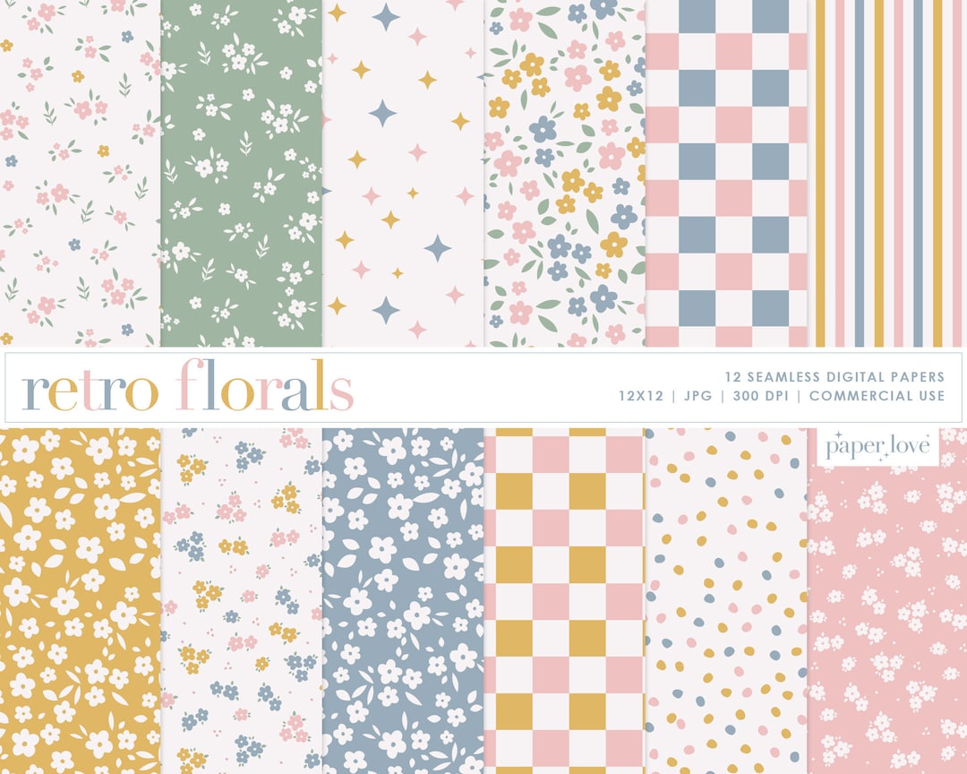 Daisy Floral Spring Seamless Repeat Pattern, Seamless Pattern for ...