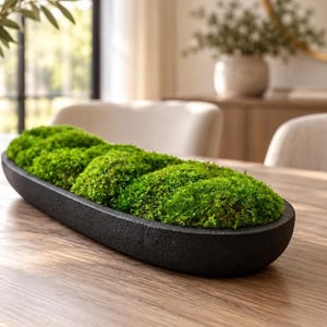 Moss Centerpiece table decor preserved moss centerpiece for rustic wedding table arrangement gift for house warming client gift home decor