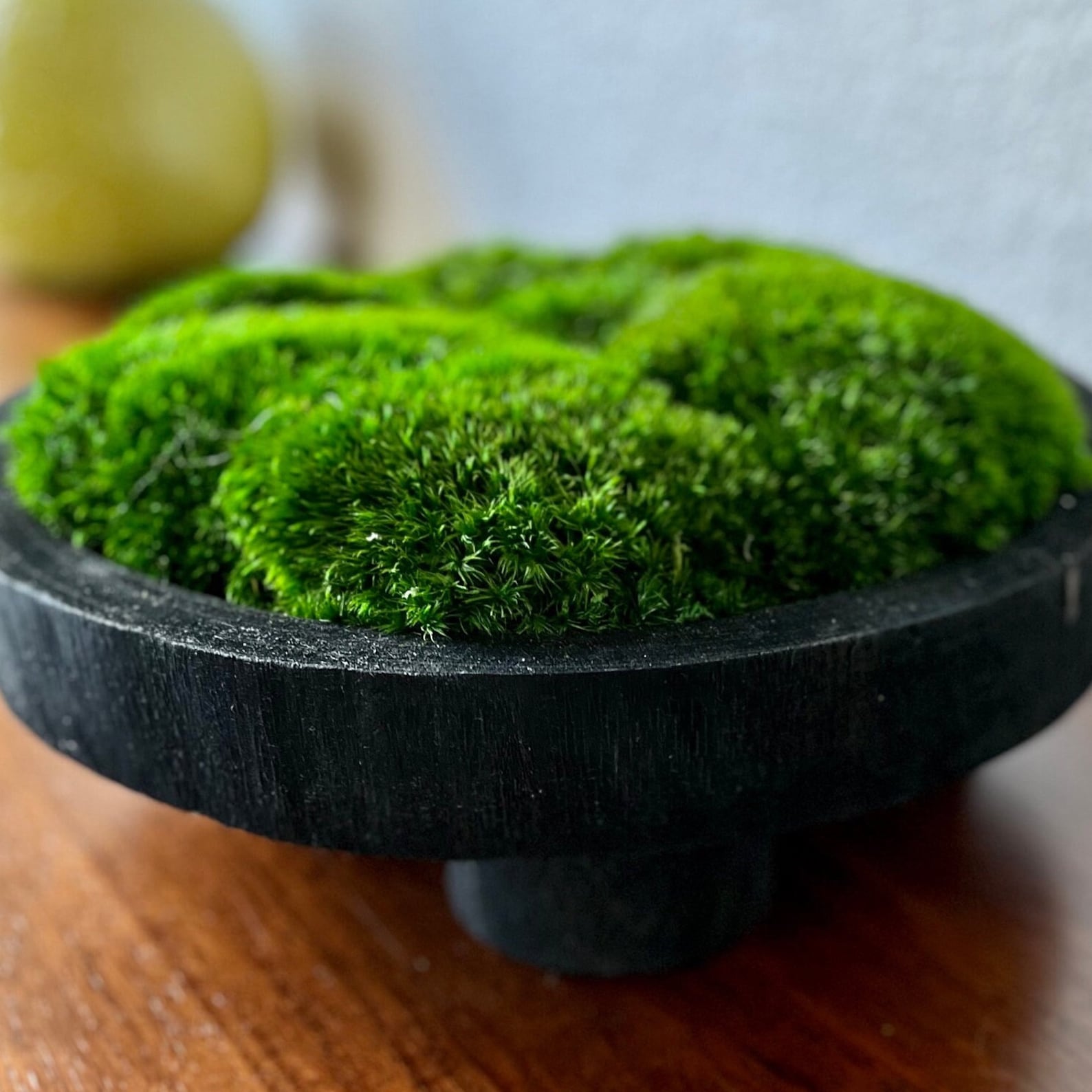 Moss Bowl Arrangement for Table Large Moss Centerpiece for Dining Table