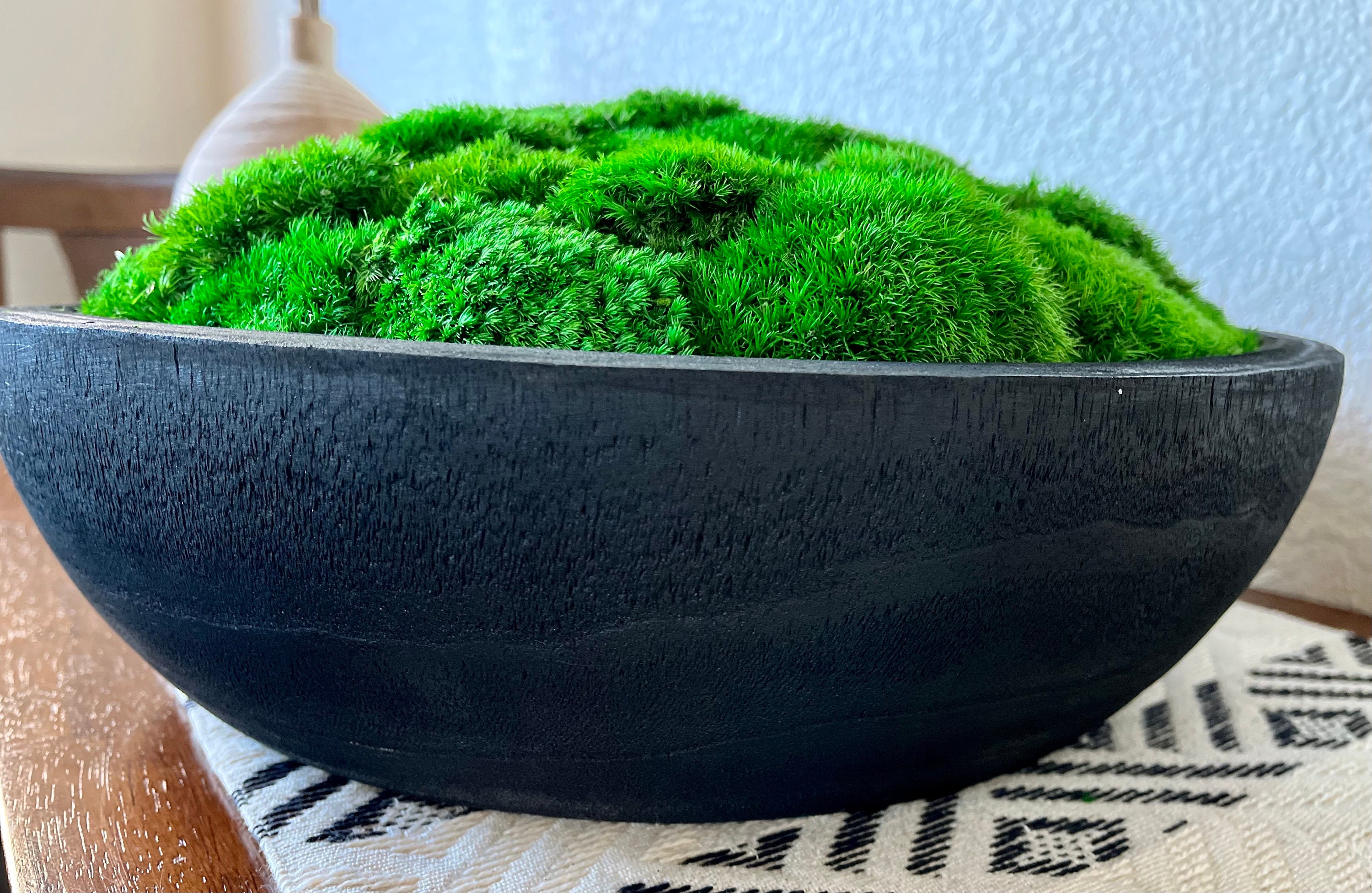 X-tra Large Moss Centerpiece for Table Moss Bowl Arrangement for