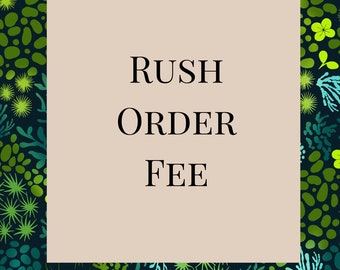 Rush order fee for production