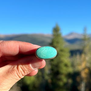 Sterling silver turquoise ring