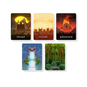 Basic Land Tokens for Magic The Gathering