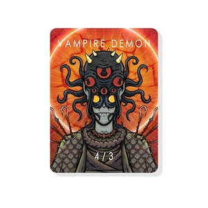 4/3 Vampire Demon Token for Magic The Gathering