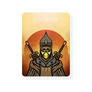 Soldier Token for Magic The Gathering