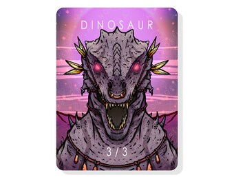 3/3 Dinosaur Token for Magic The Gathering