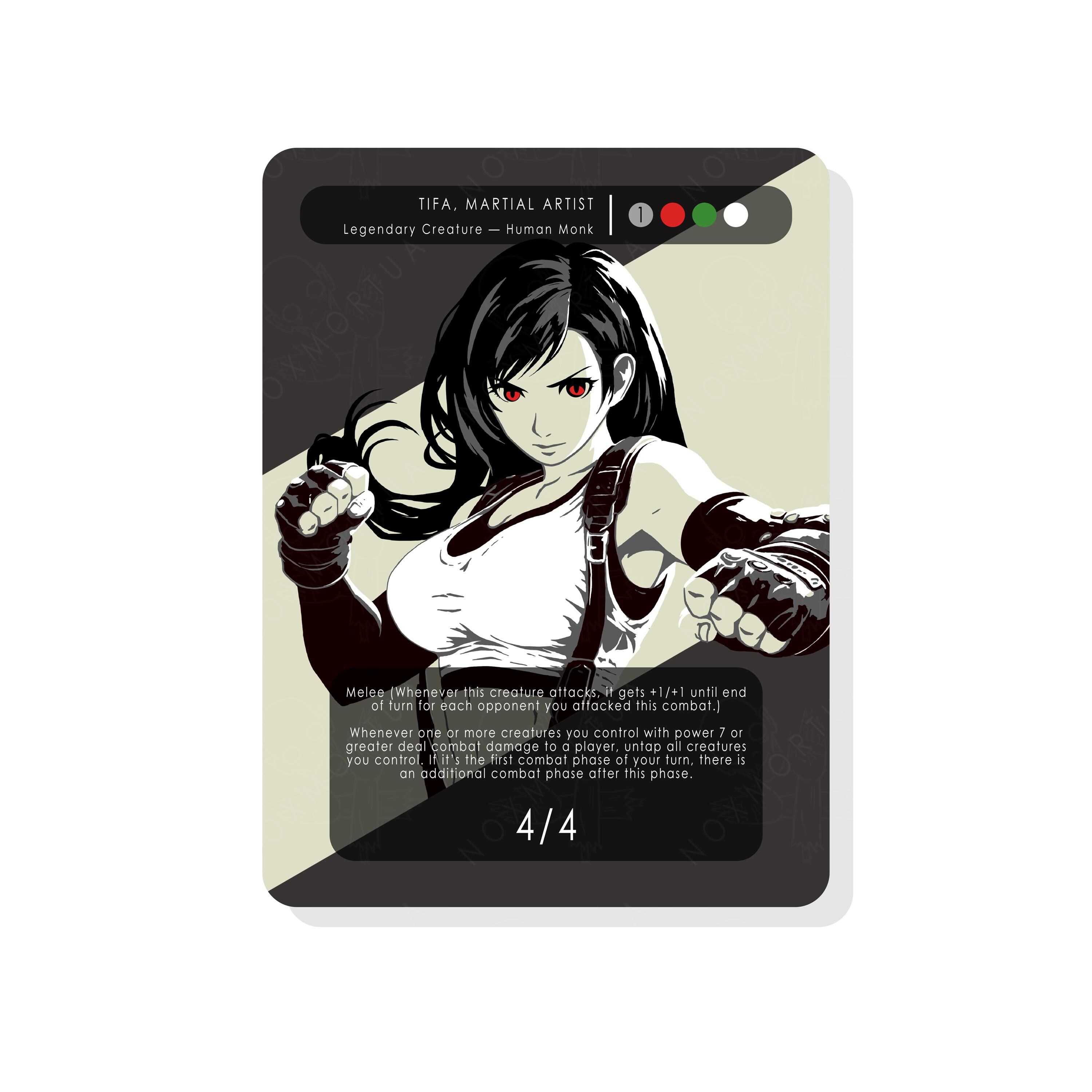 Tifa, Martial Artist Proxy for Magic the Gathering - Etsy