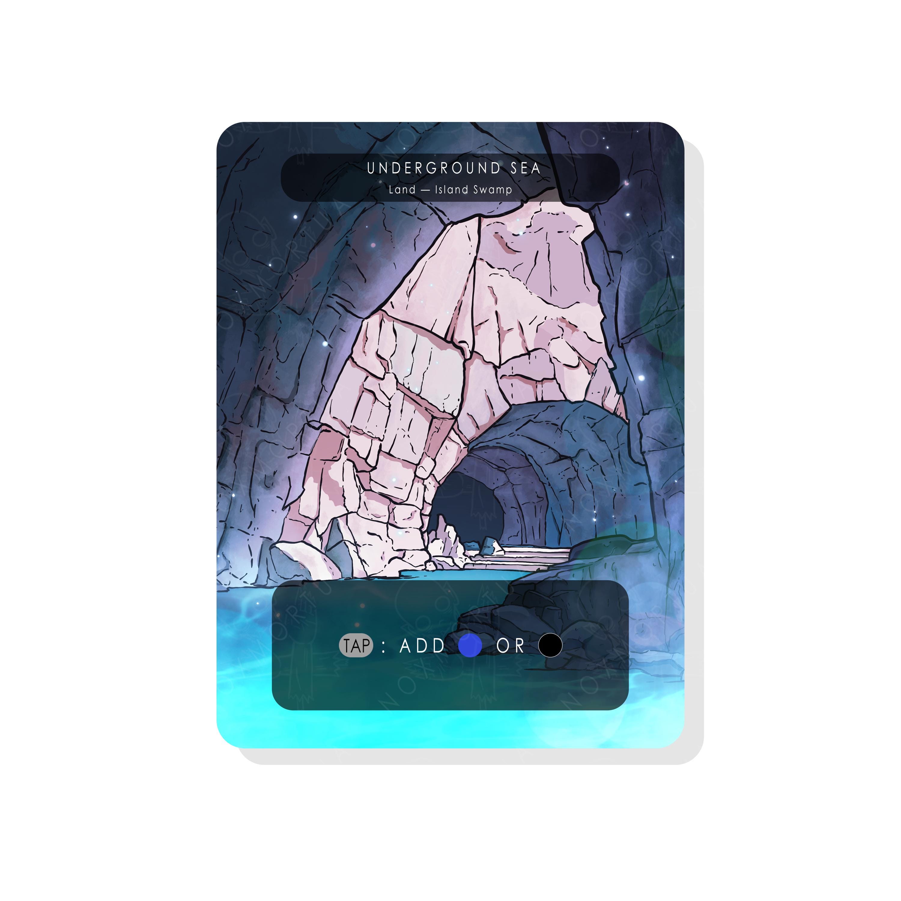 太*拳様 Underground sea ▻Magic-Style◅ MTG - Underground Sea - ALPHA - Played | eBay