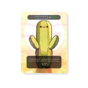Jumbo Cactuar Proxy for Magic The Gathering