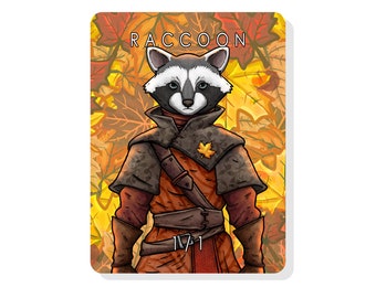 1/1 Raccoon Token for Magic The Gathering