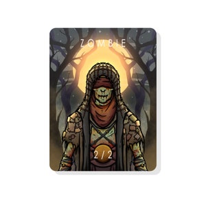 Zombie Token for Magic The Gathering