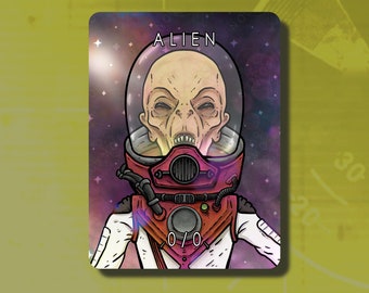 Fallout Zetan Alien Token for Magic The Gathering