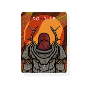 Soldier Token for Magic The Gathering