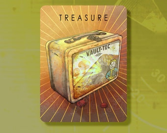 Ficha de tesoro de Fallout Lunchbox para Magic The Gathering