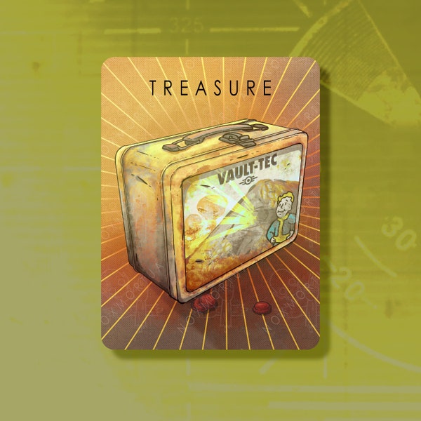 Fallout Lunchbox Treasure Token for Magic The Gathering
