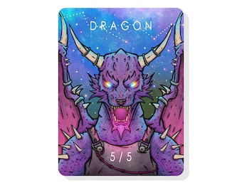 MtG ドラゴン 5/5 とドラゴン 6/6 両面トークン 別イラスト