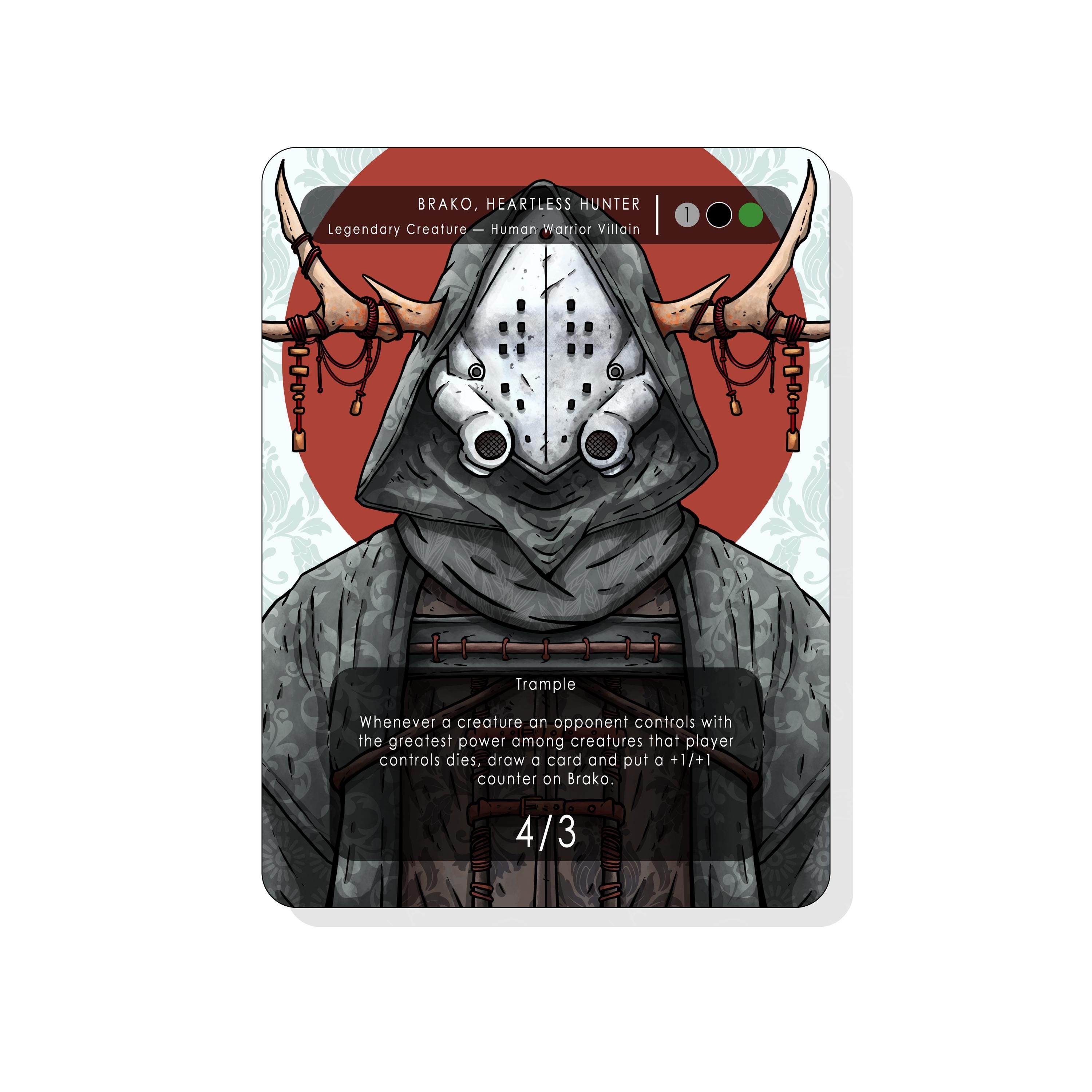 Brako, Heartless Hunter Proxy for Magic the Gathering - Etsy