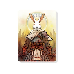 Ficha de coelho 1/1 para Magic The Gathering