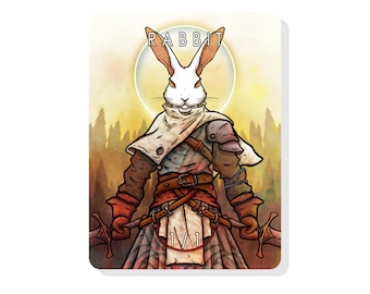 1/1 konijnenfiche voor Magic The Gathering