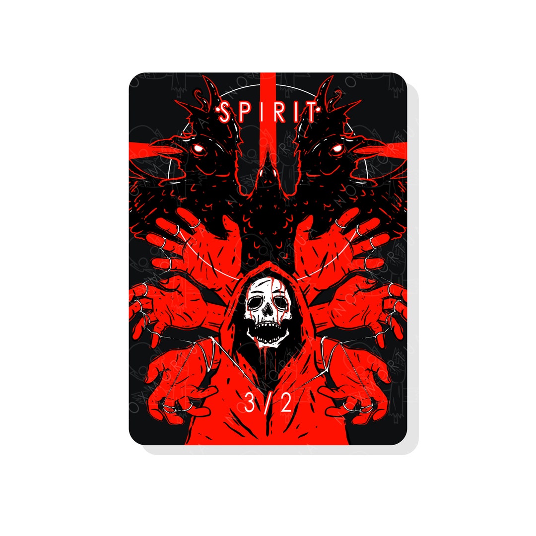 3/2 Spirit Token for Magic the Gathering - Etsy