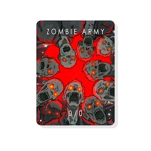 0/0 Zombie Armee Token für Magic The Gathering