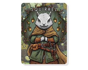 Set of 10 Bloomburrow 1/1 Copy Tokens // Illustrated Cards for