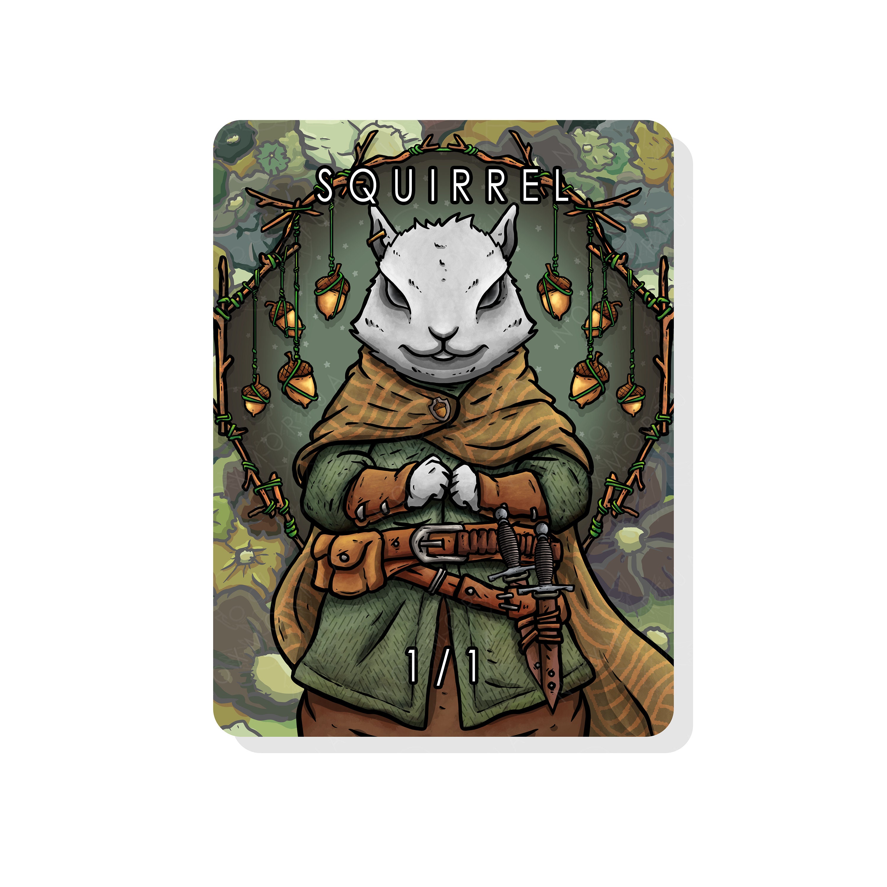 Magic the Gathering Squirrel Sleeves - Etsy